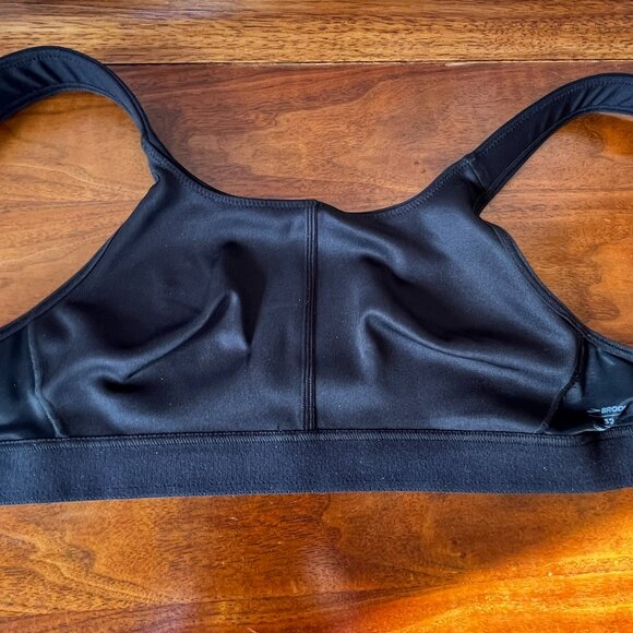 Brooks Convertible 2.0 Sports Bra Size 32B Black Running Athletic High Impact - Picture 7 of 9